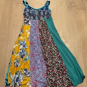Colorful flowy dress for summer